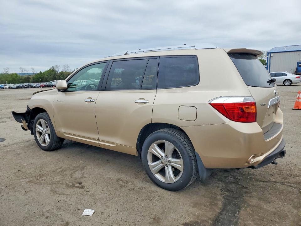 2008 Toyota Highlander VIN JTEES42A082044931 COPART salvage auction — FRONT END, PA - CERTIFICATE OF SALVAGE, sold $2,950 on 2026-07-17 (photo 2)