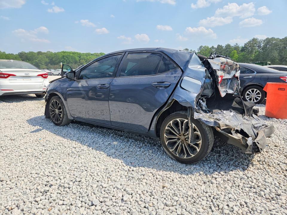 2014 Toyota Corolla VIN 5YFBURHE6EP122554 COPART salvage auction — REAR END, Ga - Bill Of Sale - Parts Only, sold $1,000 on 2026-07-02 (photo 2)