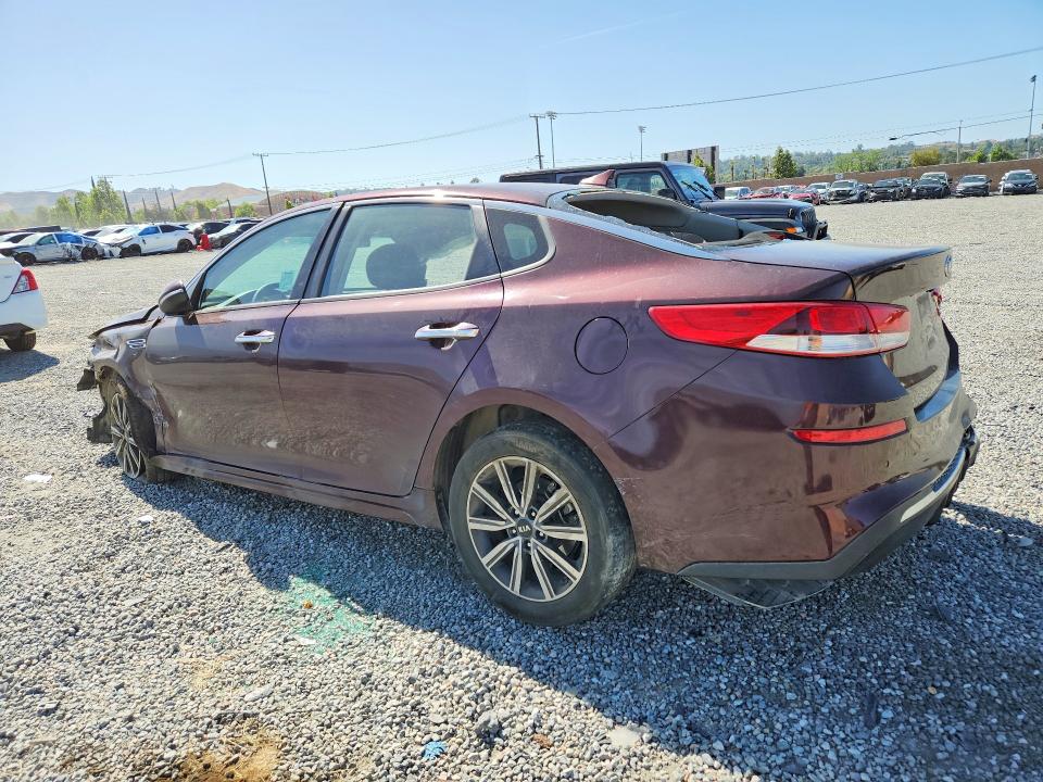 2019 Kia Optima VIN 5XXGT4L36KG370874 COPART salvage auction — SIDE, Ca - Salvage Certificate, sold $800 on 2026-07-08 (photo 2)