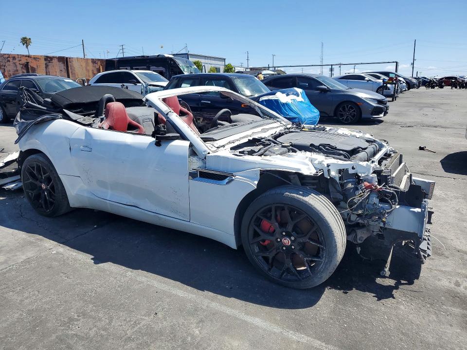 2016 Jaguar F-type VIN SAJWB6FC2G8K27874 COPART salvage auction — FRONT END, FL - CERT OF TITLE SLVG REBUILDABLE, sold $2,550 on 2026-07-29 (photo 4)