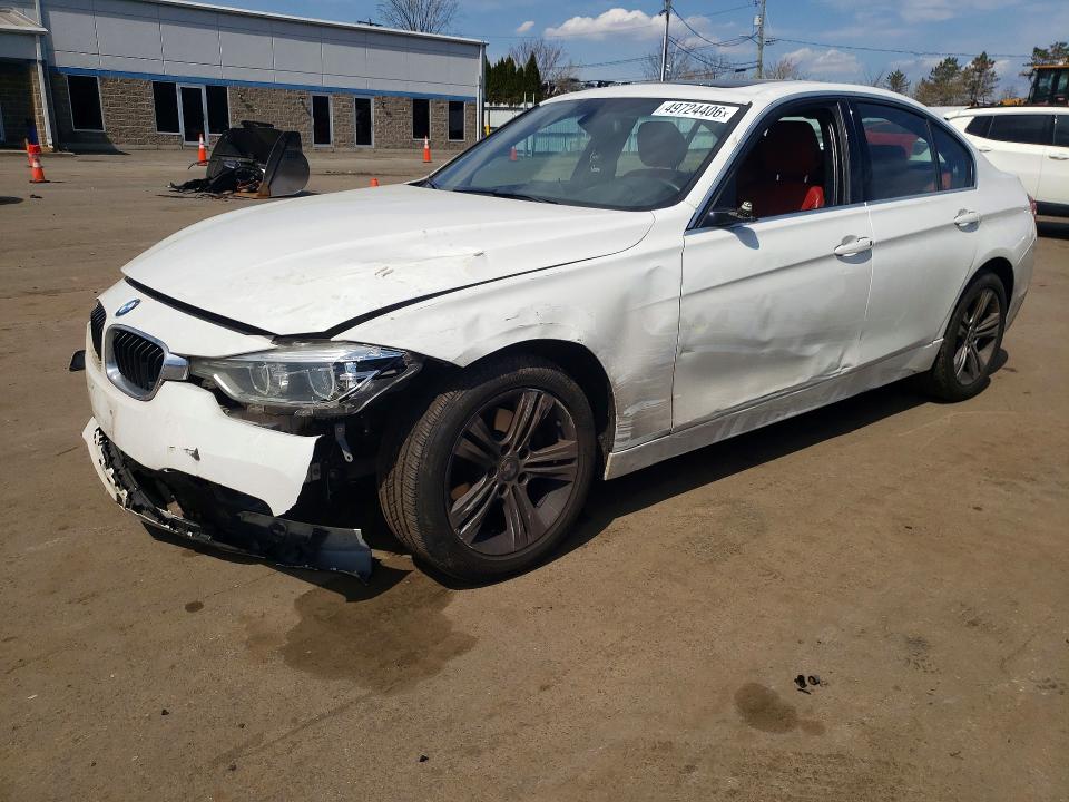 2018 BMW 3er VIN WBA8D9C56JEB35832 COPART salvage auction — FRONT END, Salvage Title, sold $1,650 on 2026-07-31 (photo 1)