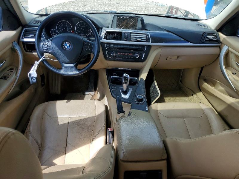 2012 BMW 3er VIN WBA3A5G52CNP16279 COPART salvage auction — FRONT END, Tx - Cert Of Title-Rebuilt Salvage, sold $400 on 2026-07-09 (photo 8)
