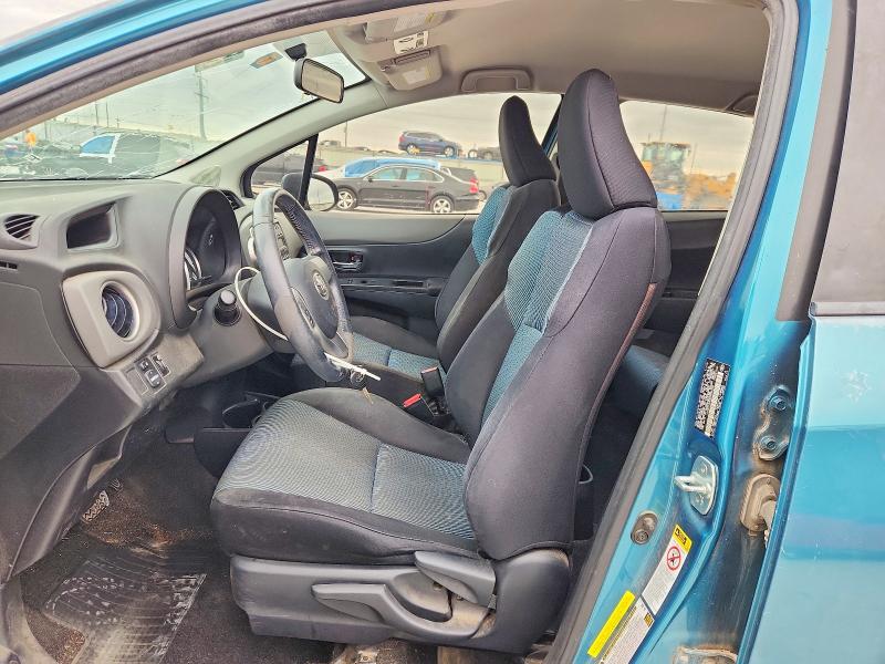 2013 Toyota Yaris VIN JTDKTUD33DD555230 COPART salvage auction — HAIL, Tx - Certificate Of Title, sold $2,600 on 2026-07-24 (photo 7)