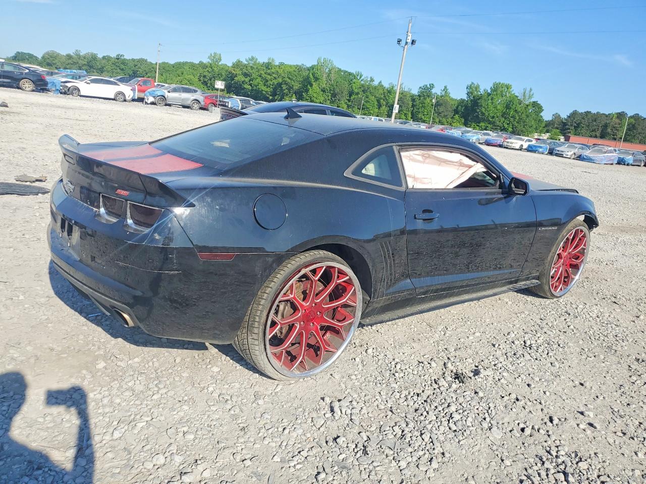 2013 Chevrolet Camaro VIN 2G1FK1EJ0D9130490 COPART salvage auction — Front End, AL - CERT OF TITLE-SALVAGE TITLE, sold $2,950 on 2026-06-25 (photo 3)