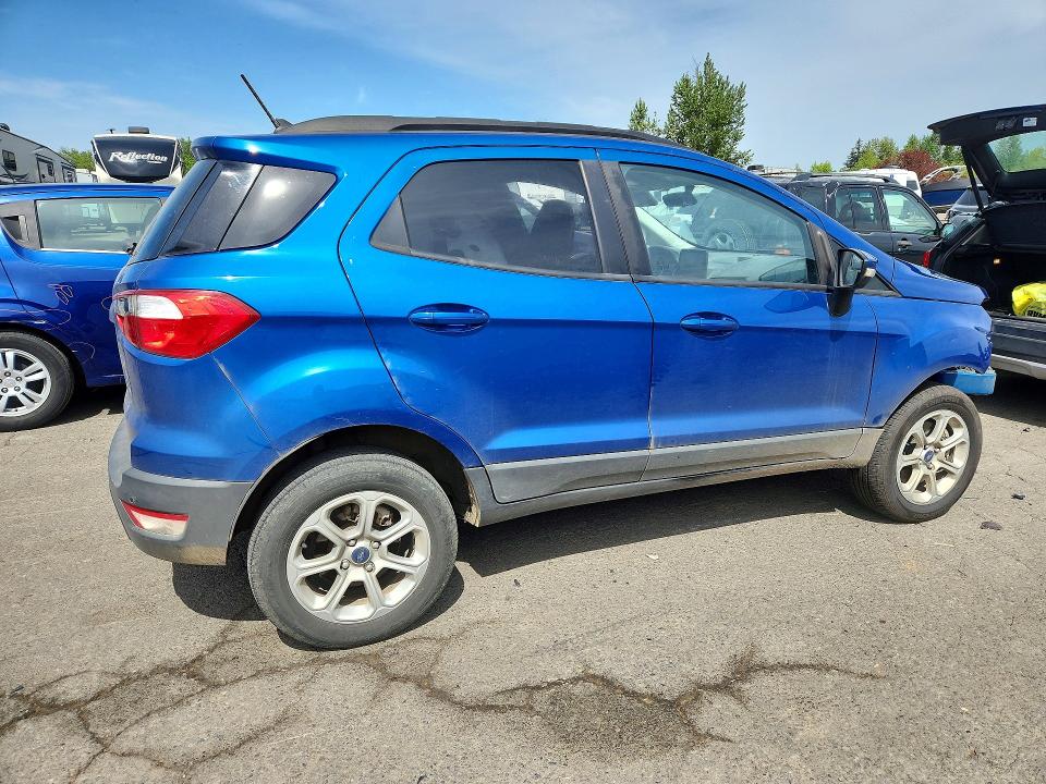 2021 Ford Ecosport VIN MAJ6S3GL3MC408976 COPART salvage auction — FRONT END, Or - Salvage Title Certificate, sold $1,550 on 2026-07-13 (photo 3)