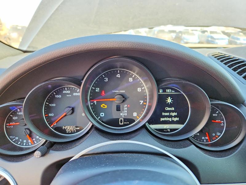 2016 Porsche Cayenne VIN WP1AA2A29GKA14943 COPART salvage auction — FRONT END, On - Permit Salvage, sold $6,700 on 2026-07-30 (photo 9)