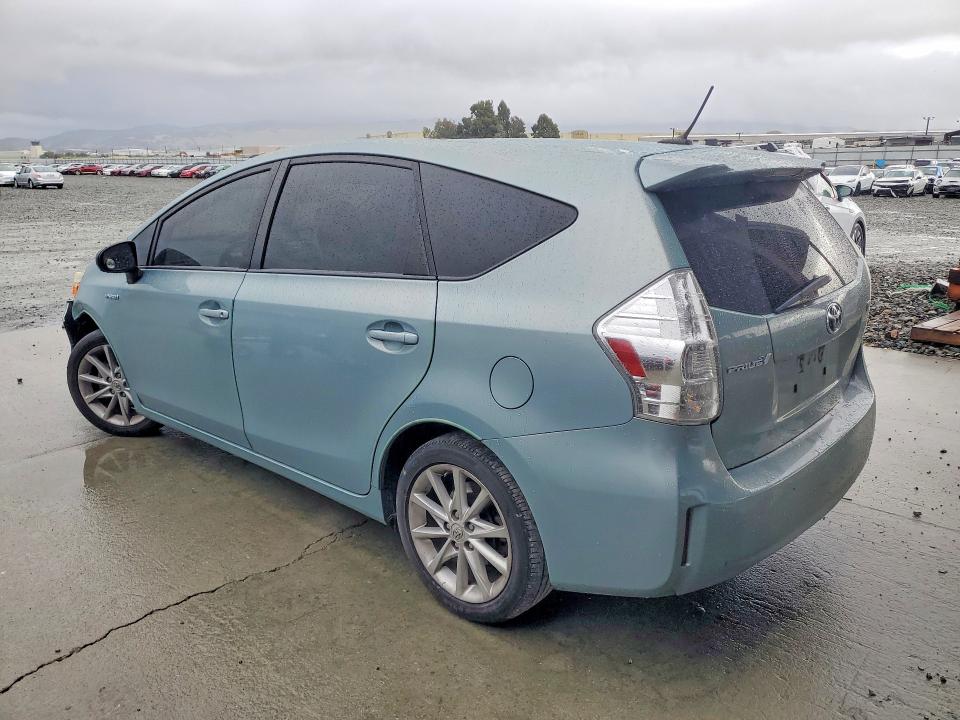 2014 Toyota Prius v VIN JTDZN3EU6EJ005100 COPART salvage auction — SIDE, CA - SALVAGE CERTIFICATE, sold $2,100 on 2026-07-20 (photo 2)