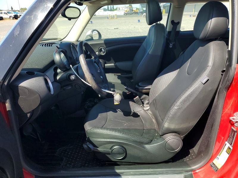 2011 Mini Cooper VIN WMWSU3C51BT092921 COPART salvage auction — FRONT END, Ca - Dis/Dlr/Exp Only Clean Title, sold $450 on 2026-07-02 (photo 7)