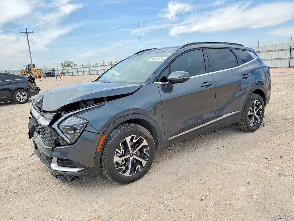2025 Kia Sportage VIN KNDPVCDGXS7198184 COPART salvage auction — FRONT END, Nm - Cert Of Title-Salvage, sold $8,900 on 2026-07-15 (photo 1)