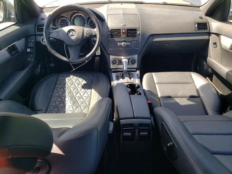 2009 Mercedes-benz C-klasse VIN WDDGF54X69R074992 COPART salvage auction — FRONT END, Ca - Salvage Certificate, sold $1,850 on 2026-08-07 (photo 8)