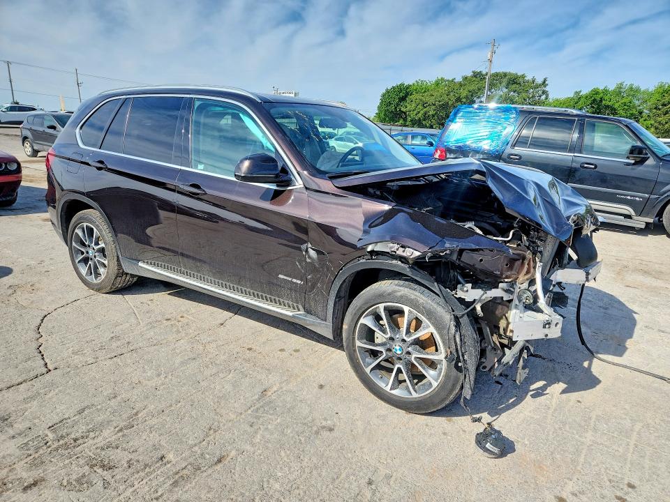 2015 BMW X5 VIN 5UXKR2C58F0H39631 COPART salvage auction — FRONT END, OK - CERT OF TITLE-SALVAGE, sold $1,200 on 2026-07-30 (photo 4)