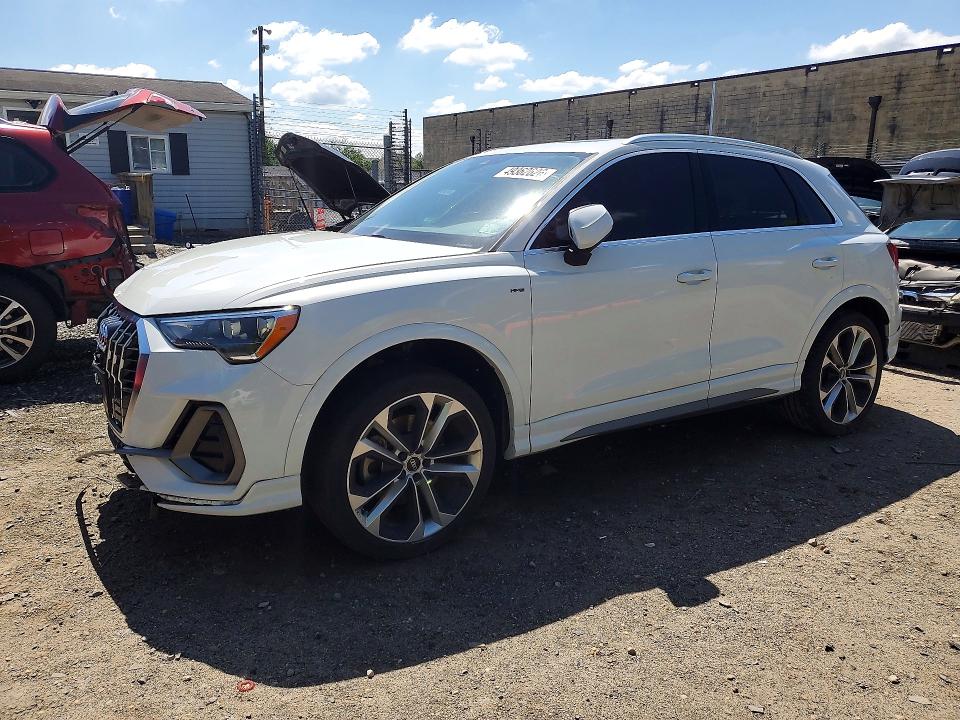 2021 Audi Q3 VIN WA1DECF34M1131299 COPART salvage auction — FRONT END, Salvage Title, sold $9,100 on 2026-07-15 (photo 1)