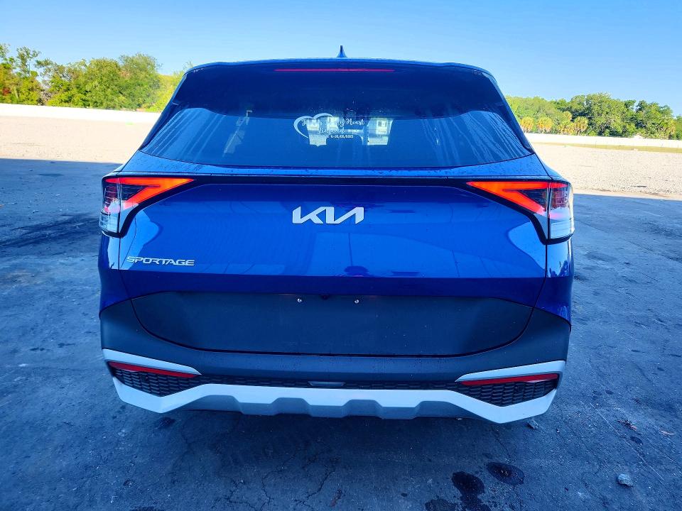 2025 Kia Sportage VIN 5XYK33DF4SG296458 COPART salvage auction — FRONT END, Fl - Cert Of Title Slvg Rebuildable, sold $9,900 on 2026-07-13 (photo 6)