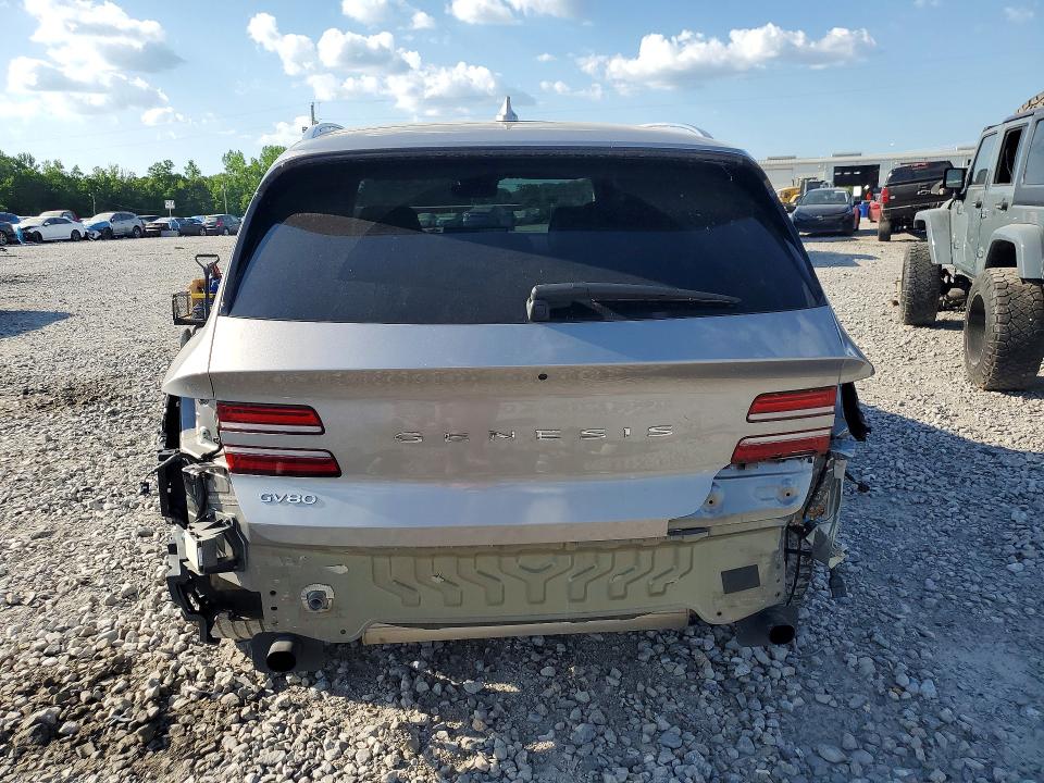 2021 Genesis Gv80 VIN KMUHCESC0MU042629 COPART salvage auction — REAR END, Al - Cert Of Title-Salvage Title, sold $14,200 on 2026-07-16 (photo 6)