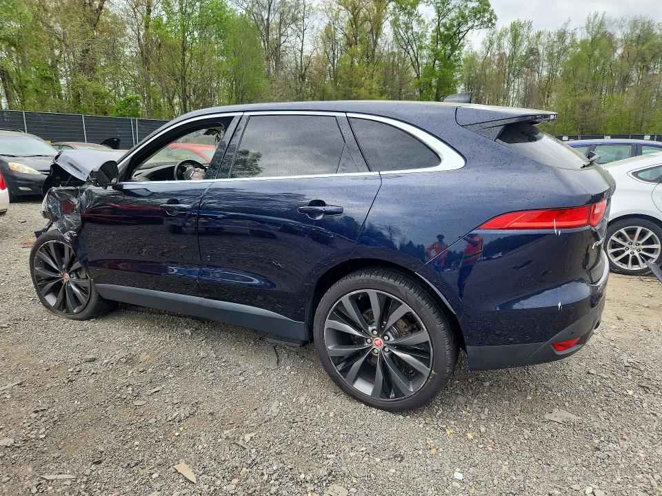 2020 Jaguar F-pace VIN SADCK2FX8LA636594 COPART salvage auction — FRONT END, Md - Cert Of Salvage > 75% Damage, sold $500 on 2026-07-28 (photo 2)