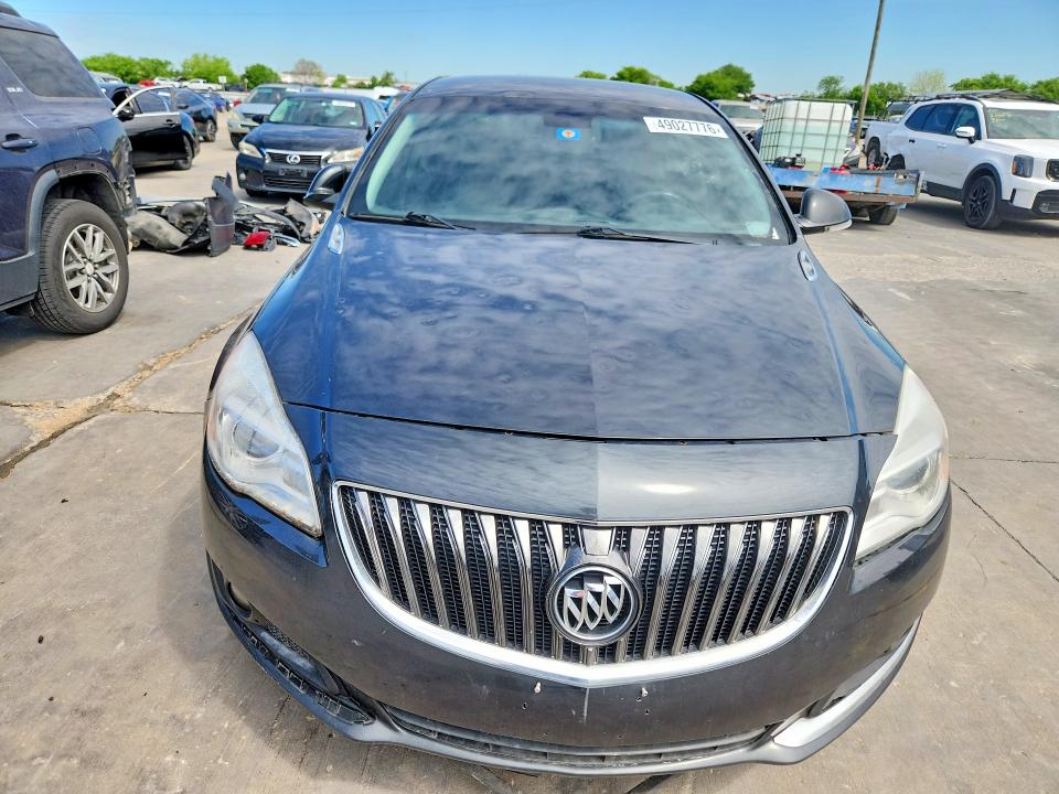 2016 Buick Regal VIN 2G4GK5EX7G9206388 COPART salvage auction — HAIL, Tx - Cert Of Title-Rebuilt Salvage, sold $1,050 on 2026-07-09 (photo 5)