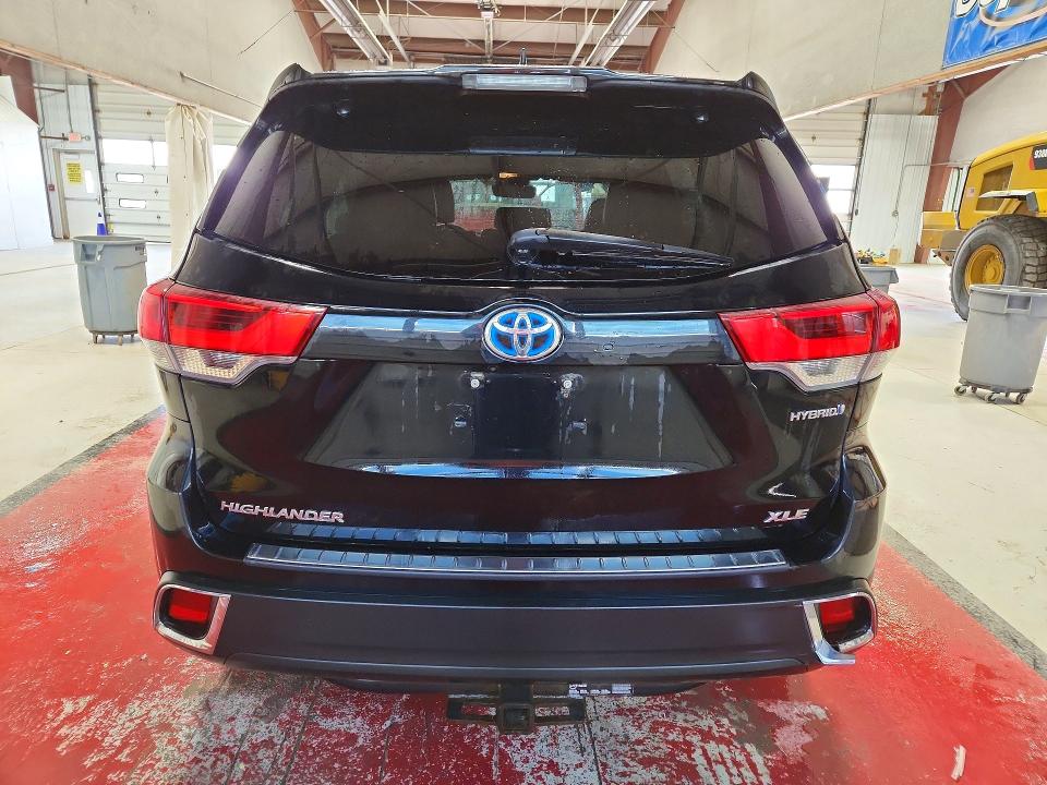 2019 Toyota Highlander VIN 5TDJGRFHXKS076259 COPART salvage auction — FRONT END, On - Permit Salvage, sold $4,500 on 2026-07-20 (photo 6)