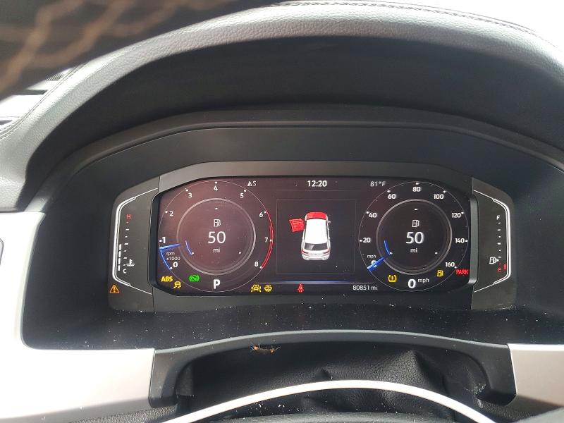 2022 Volkswagen Atlas VIN 1V2JC2CA1NC224359 COPART salvage auction — FRONT END, Tx - Salvage Vehicle Title, sold $3,250 on 2026-07-20 (photo 9)