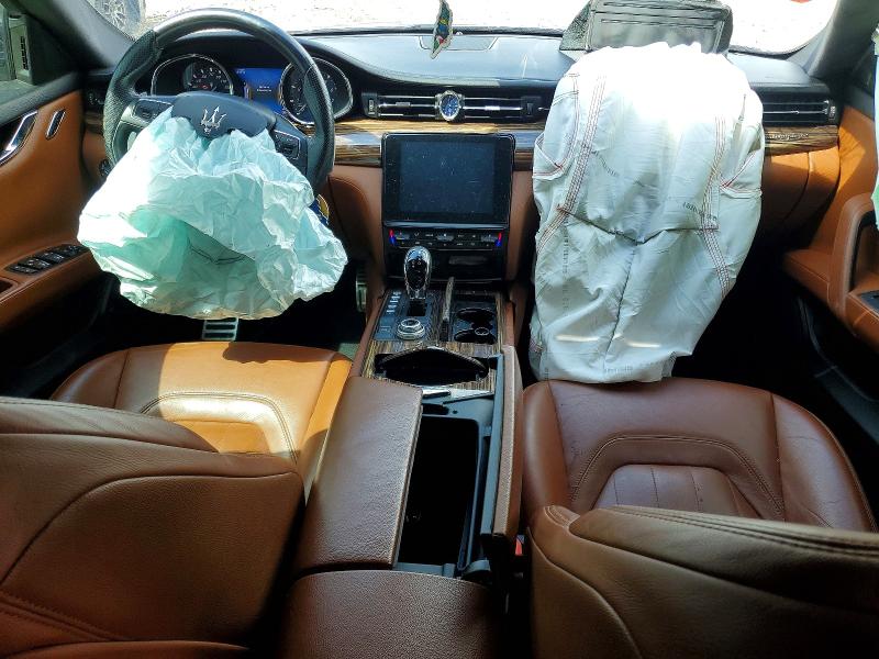 2018 Maserati Quattroporte VIN ZAM56YRA8J1287626 COPART salvage auction — FRONT END, Il - Salvage Certificate, sold $3,750 on 2026-07-08 (photo 8)
