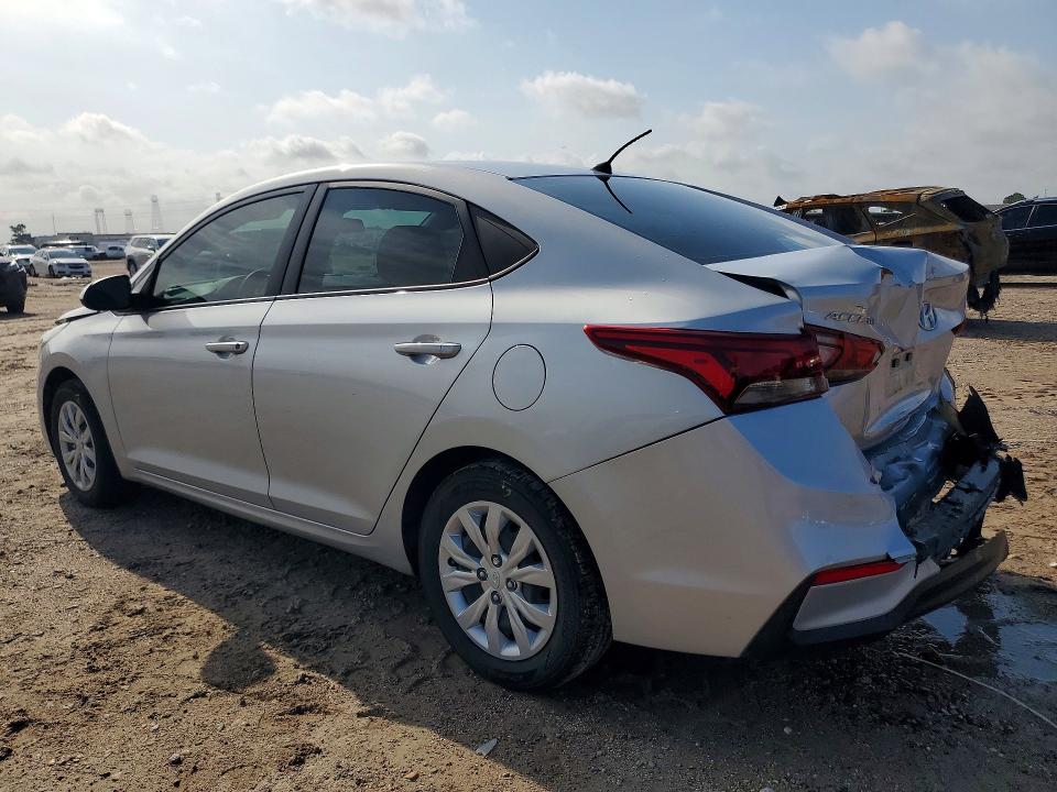 2022 Hyundai Accent VIN 3KPC24A60NE167944 COPART salvage auction — REAR END, Tx - Salvage Vehicle Title, sold $1,950 on 2026-07-10 (photo 2)