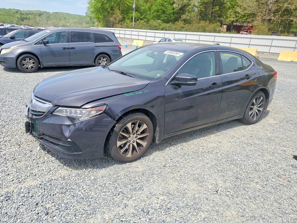 2015 Acura Tlx VIN 19UUB2F39FA012242 COPART salvage auction — FRONT END, Nc - Salvage Certificate Of Title, sold $3,100 on 2026-07-02 (photo 1)
