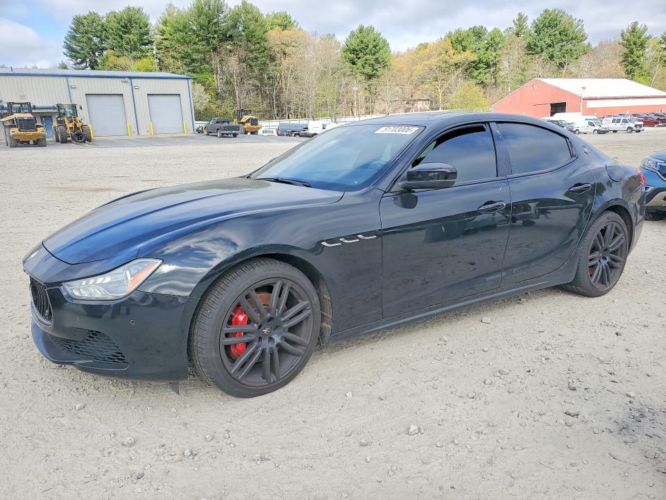 2017 Maserati Ghibli VIN ZAM57RTS0H1249547 COPART salvage auction — WATER/FLOOD, Salvage Title, sold $2,350 on 2026-08-24 (photo 1)