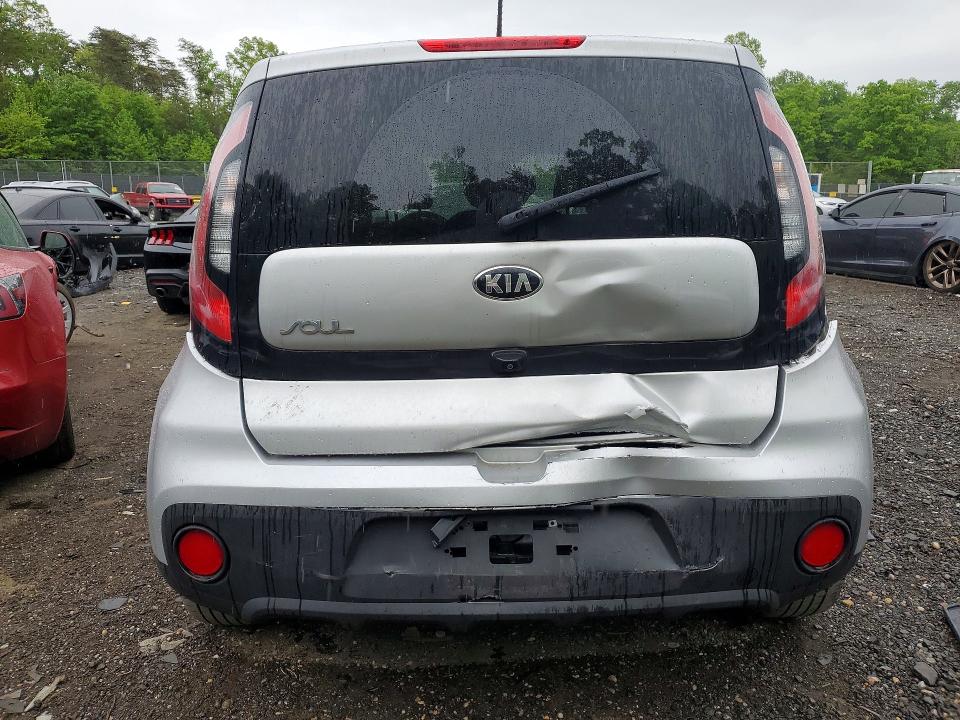 2019 Kia Soul VIN KNDJN2A22K7008838 COPART salvage auction — REAR END, NC - SALVAGE CERTIFICATE OF TITLE, sold $2,150 on 2026-07-02 (photo 6)