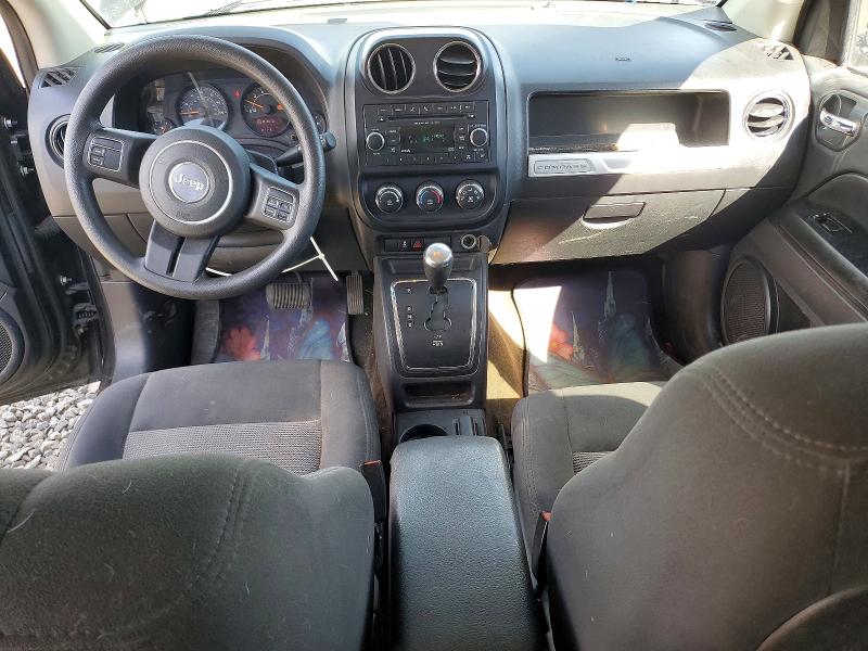 2016 Jeep Compass VIN 1C4NJCBAXGD560508 COPART salvage auction — FRONT END, Ca - Salvage Certificate, sold $575 on 2026-07-09 (photo 8)