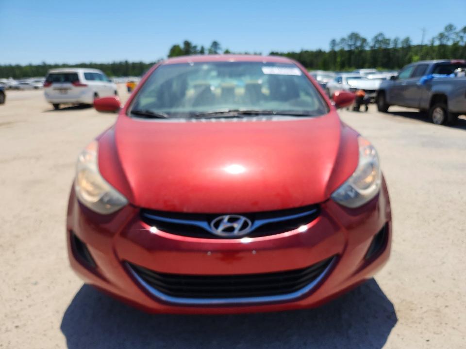 2012 Hyundai Elantra VIN KMHDH4AE8CU244404 COPART salvage auction — SIDE, Sc - Cert Of Title-Salvage, sold $725 on 2026-07-13 (photo 5)