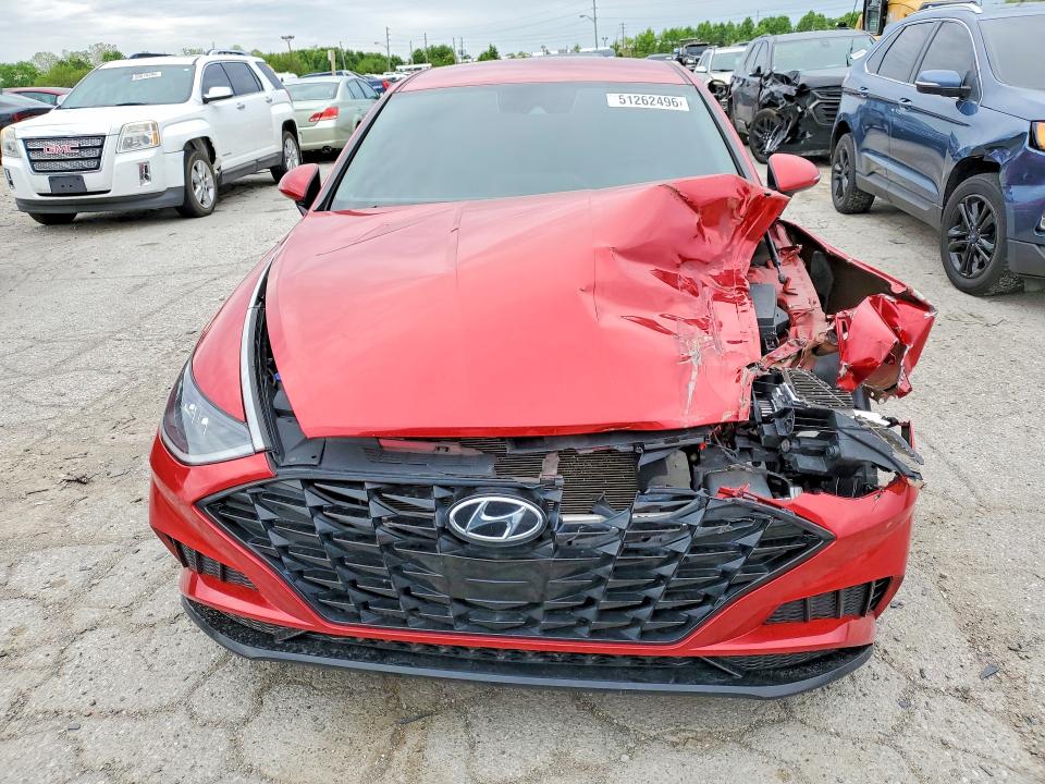 2020 Hyundai Sonata VIN 5NPEL4JA2LH058985 COPART salvage auction — FRONT END, In - Cert Of Title-Salvage Title, sold $2,300 on 2026-07-10 (photo 5)