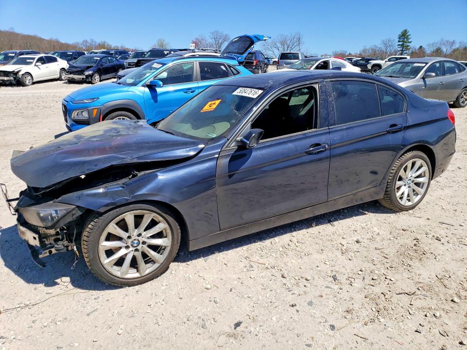 2013 BMW 3 series VIN WBA3C1G59DNN93309 COPART salvage auction — BURN, Ma - Cert Of Title-Reconstrctd Coll, sold $400 on 2026-07-08 (photo 1)