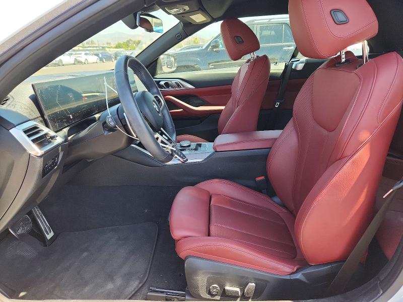 2025 BMW 4er VIN WBA33DB08SCT93656 COPART salvage auction — FRONT END, Ca - Salvage Certificate, sold $22,100 on 2026-07-15 (photo 7)