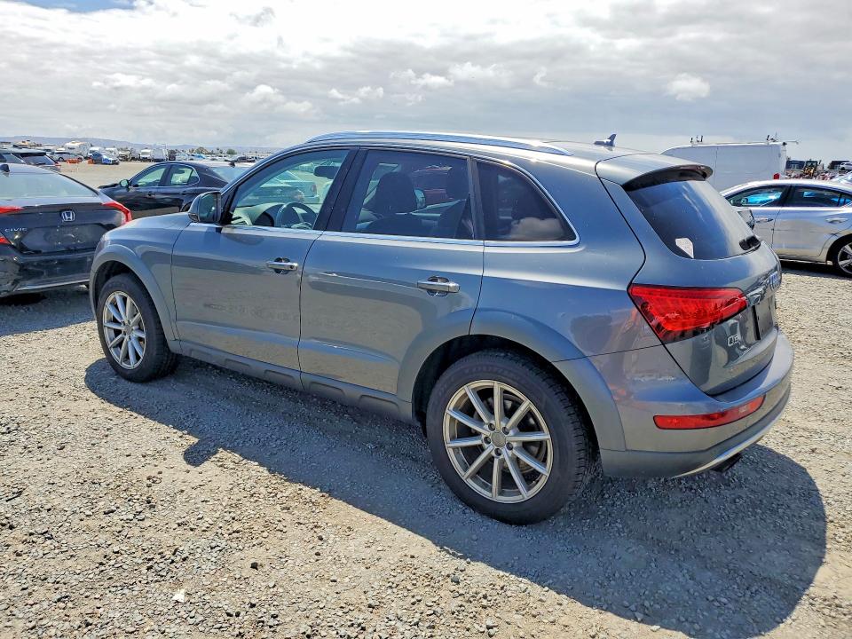 2017 Audi Q5 VIN WA1L2AFP1HA054490 COPART salvage auction — FRONT END, Ca - Salvage Certificate, sold $4,700 on 2026-07-10 (photo 2)
