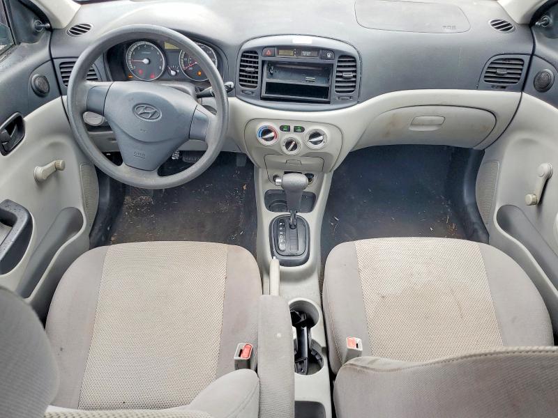 2009 Hyundai Accent VIN KMHCM46C49U308493 COPART salvage auction — FRONT END, Hi - Certificate Of Salvage, sold $1 on 2026-07-20 (photo 8)