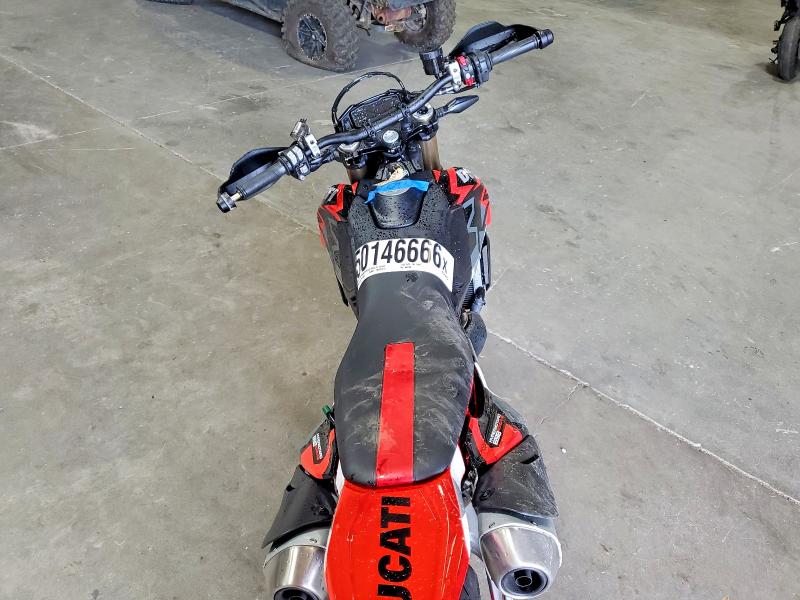 2025 Ducati Hypermotard VIN ZDMBAS2N7SB004200 COPART salvage auction — UNDERCARRIAGE, Or - Salvage Title Certificate, sold $6,500 on 2026-07-02 (photo 6)