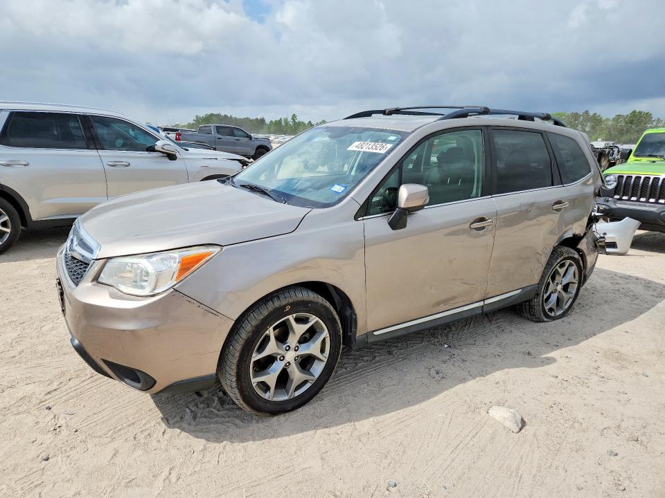2016 Subaru Forester VIN JF2SJAXC6GH444508 COPART salvage auction — REAR END, Tx - Salvage Vehicle Title, sold $1,250 on 2026-07-07 (photo 1)