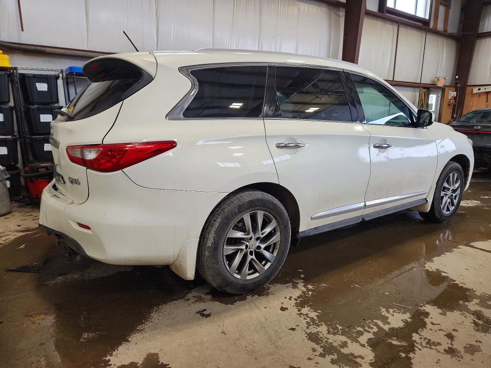 2014 Infiniti Qx60 VIN 5N1AL0MM3EC539691 COPART salvage auction — REAR END, Ab - Bos - Salvage, sold $2,750 on 2026-07-02 (photo 3)