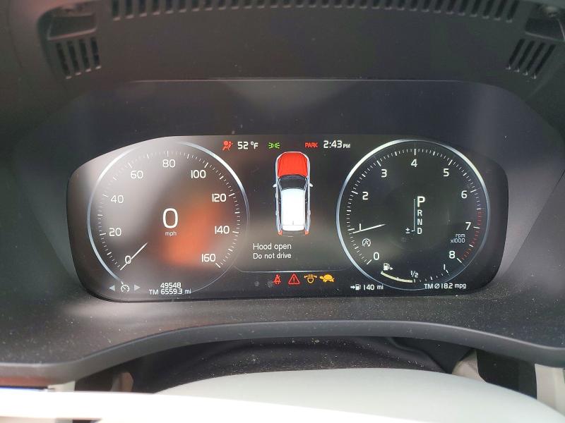 2020 Volvo Xc60 VIN YV4102RKXL1520853 COPART salvage auction — FRONT END, Salvage Title, sold $5,400 on 2026-08-14 (photo 9)