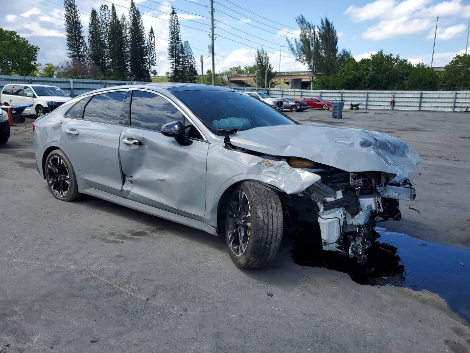 2022 Kia K5 VIN 5XXG64J22NG155790 COPART salvage auction — FRONT END, Fl - Certificate Of Destruction, sold $1,400 on 2026-07-08 (photo 4)