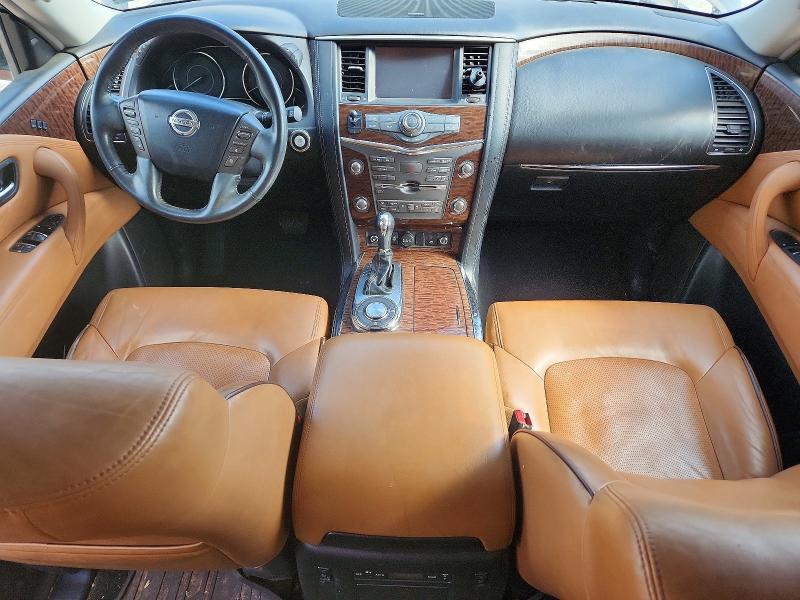 2017 Nissan Armada VIN JN8AY2NF2H9300172 COPART salvage auction — REAR END, Ga - Cert Of Title-Salvage, sold $4,050 on 2026-07-09 (photo 8)