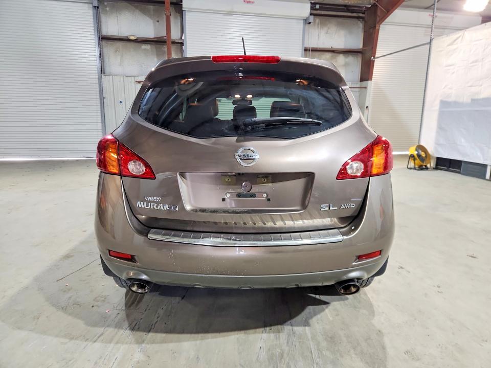 2010 Nissan Murano VIN JN8AZ1MW0AW135223 COPART salvage auction — FRONT END, Wi - Certificate Of Title, sold $775 on 2026-07-24 (photo 6)