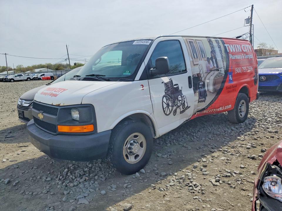 2016 Chevrolet Express VIN 1GCWGAFF2G1233163 COPART salvage auction — SIDE, Nj - Certificate Of Title, sold $1,519 on 2026-07-20 (photo 1)
