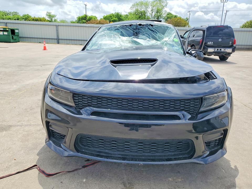 2023 Dodge Charger VIN 2C3CDXGJ5PH556887 COPART salvage auction — FRONT END, Tx - Certificate Of Title, sold $17,100 on 2026-07-30 (photo 5)