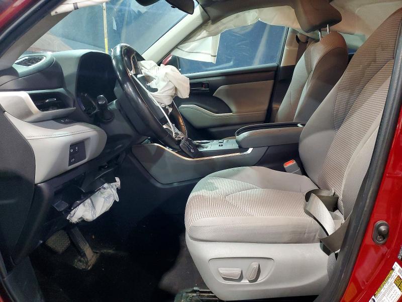 2023 Toyota VIN 5TDKDRAH7PS501366 COPART salvage auction — FRONT END, Mi - Scrap Certificate Of Title, sold $9,200 on 2026-07-07 (photo 7)