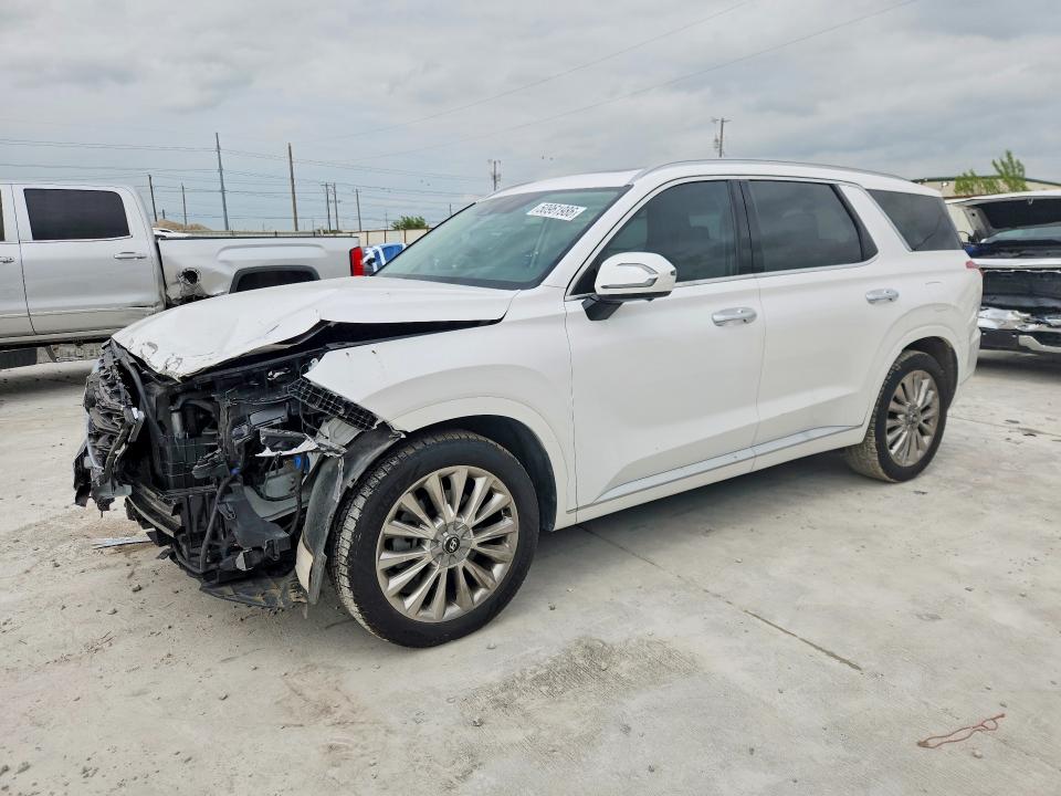 2020 Hyundai Palisade VIN KM8R54HE7LU085735 COPART salvage auction — FRONT END, Tx - Certificate Of Title, sold $9,200 on 2026-07-24 (photo 1)