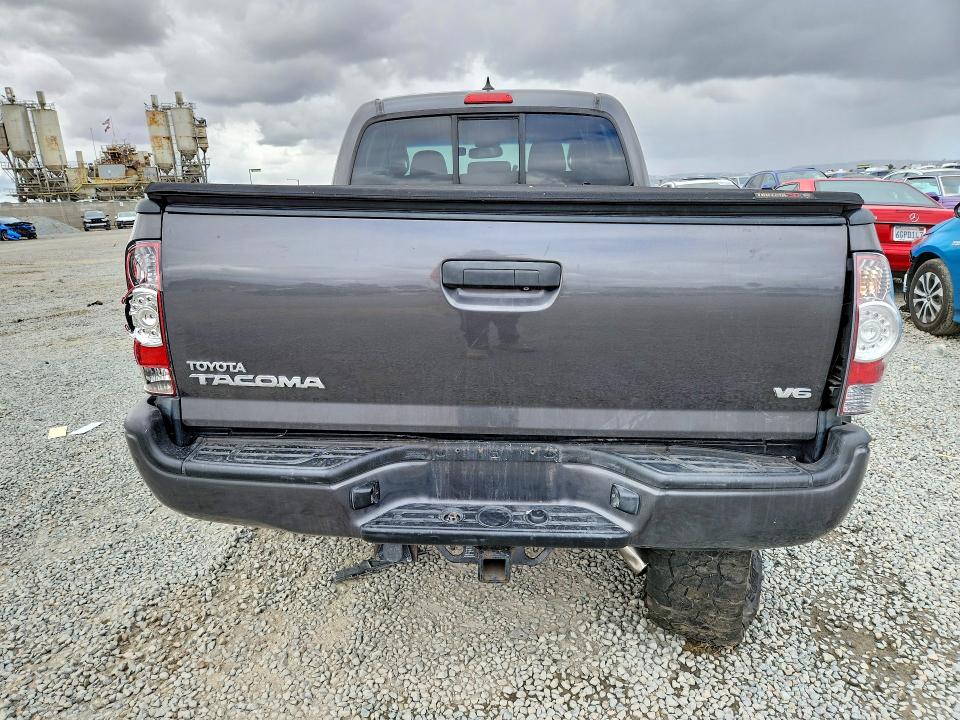 2012 Toyota Tacoma VIN 3TMMU4FN8CM039811 COPART salvage auction — REAR END, Ca - Salvage Certificate, sold $7,000 on 2026-07-02 (photo 6)