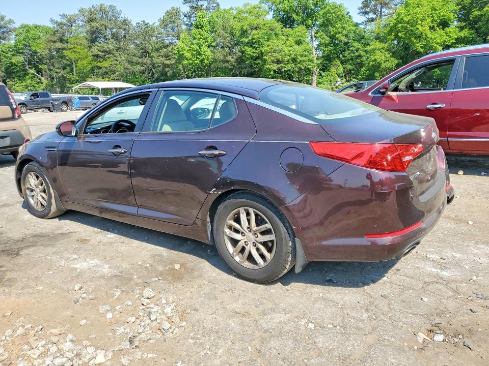 2012 Kia Optima VIN 5XXGM4A76CG006300 COPART salvage auction — FRONT END, Ga - Cert Of Title-Salvage, sold $625 on 2026-07-24 (photo 2)