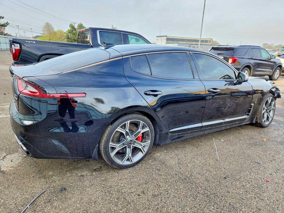 2020 Kia Stinger VIN KNAE55LC3L6073873 COPART salvage auction — FRONT END, Id - Salvage Certificate Of Title, sold $1,400 on 2026-07-15 (photo 3)