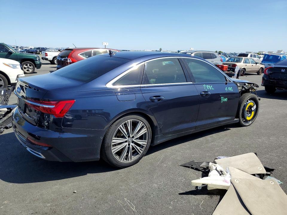 2019 Audi A6 VIN WAUL2AF26KN057702 COPART salvage auction — FRONT END, Ca - Salvage Certificate, sold $11,400 on 2026-07-13 (photo 3)