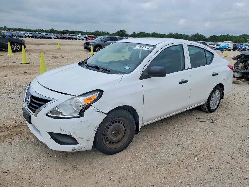 2015 Nissan Versa VIN 3N1CN7AP4FL819059 COPART salvage auction — FRONT END, Tx - Salvage Vehicle Title, sold $1,200 on 2026-07-02 (photo 1)